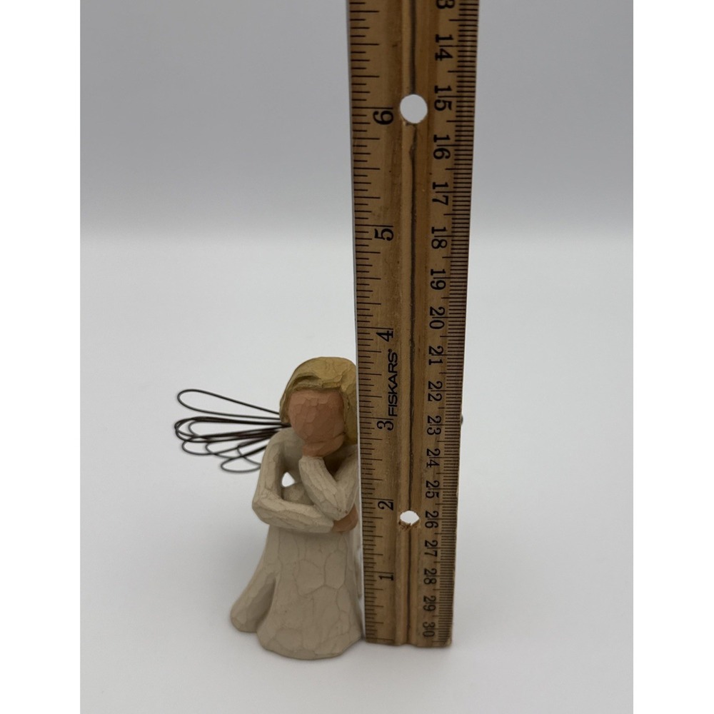 Willow Tree Sitting Angel Of Patience DEMDACO 2000 Susan Lordi Figurine Vintage - Picture 7 of 7